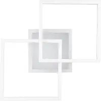 REALITY IMPORT Venida LED kattovalaisin neliö 25W 4000K 57cm kromi