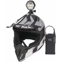 Lumonite Enduro ajovalo-/kypärävalosetti Navigator2 - 4195 lm / Ladattava, 1 x Valaisin&Akku + GoPro-kiinnitys, 4195 lm