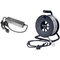 AGGE LED-nauha / Työvalo Lite 230V - 400 lm/m, 25 m - Kela, Nauha virtajohdolla + Emergency PowerBank