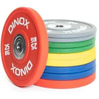 Dinox Levypaino Weightligting, kisamalli, 50 mm, Koko setti, pareina (5 kg - 25 kg)