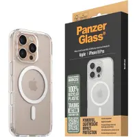 PanzerGlass HardCase Mag Safe -suojakotelo, Apple iPhone 16 Pro, kirkas