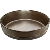 Aida Raw Metallic Brown - Suppe Tallerken 1 Stk D19,4 X H4,5 Cm - Brown - ONE SIZE