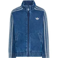 Adidas Välikausitakki 'Firebird' sininen denim / vaaleansininen