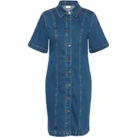 Kaffe Kalena Denim Dress - Blue - 40