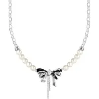 Thomas Sabo True Romance Silver bow Lovely romance rusettikaulakoru KE2295-167-11-L45V