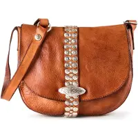 Campomaggi Linda Crossbody-laukku Nahka 22 cm Ruskea