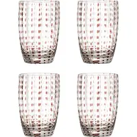 Bloomingville Brinley juomalasi 4-pack Ruskea