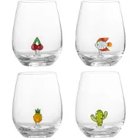 Bloomingville Misa juomalasit 56 cl 4 osaa Kirkas