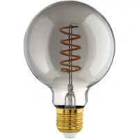 Eglo CONNECT-Z LED G95 Spiral 4W 2000K E27 smoky