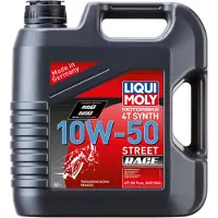 Liqui moly Moottoriöljy 4-tahti 10W-50, 4 l 10W-50 STREET RACE, 4 L