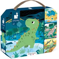 Janod Dinosaurukset 4-in-1 Palapeli Kasvava Vaikeusaste 43