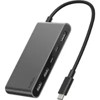 Belkin CONNECT USB-C 5-in-1 MultiPort HDMI 60Hz Adapter Silver