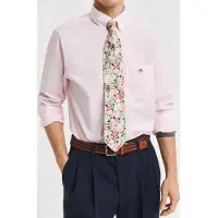 Gant for man. 3000100 Regular Fit Pink Poplin Shirt (4XL), Casual, Cotton, Classic, Long sleeve