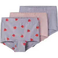Name it Nmftights 3P Lavender Hearts Noos - Pink - 86