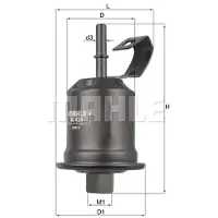 MAHLE ORIGINAL Polttoainesuodatin Mahle, KL 434 - Toyota - Avensis