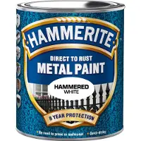 Hammerite Metallimaali vasarapinta harmaanvalkoinen 250 ml