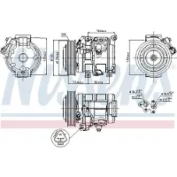 Denso Kompressori, ilmastointilaite DCP50033