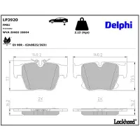 Delphi Jarrupalat Taka, LP3920 - BMW - Xm
