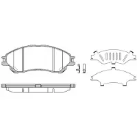 REMSA Jarrupalat Etu, 1589.02 - Suzuki - Vitara, Sx4, S-cross
