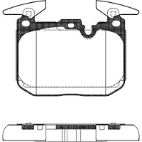 REMSA Jarrupalat Etu, 1491.00 - BMW - 1-SERIE-serie, 3-serie f34, F36, 4-serie, I8, F30, F22, F23, F32