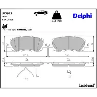 Delphi Jarrupalat Etu, LP3922 - Mazda - Cx-60 4wd