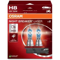 Osram Halogeenipolttimo H8 Night Breaker Laser Next Gen (2 kpl)
