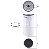 MAHLE ORIGINAL Polttoainesuodatin vedenerotin Mahle, KC 375D - Buick - Roadmaster