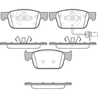 REMSA Jarrupalat Etu, 1692.01 - Audi - A4, A4 quattro, A5, A5 quattro, A4 allroad