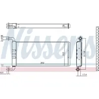Nissens Lämmityslaitteen kenno - Mercedes - Sprinter. VW - Crafter
