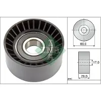 INA Tensioner Pulley, v-ribbed belt