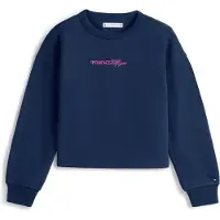 Tommy Hilfiger Glitter Tommy Crew - Navy - 116