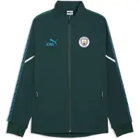 Puma Manchester City Verryttelytakki King Ultimate Anthem - Green Terrain/trooppinen Sininen - , koko Small
