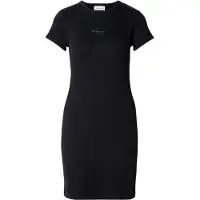 Calvin Klein Jeans Mekko 'Monologo Mini' harmaa / musta