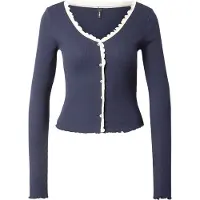 ONLY Onllaila L/S Button Top Mix Box Jrs Noos - Navy - XS