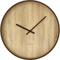 Nextime - Oslo Large Seinäkello 50 cm Ruskea/Tumma
