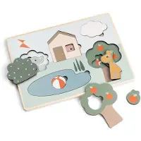 Done by Deer Layer Puzzle Deer Friends Colour Mix - Multi/patterned - 29X 21X 1.5CM