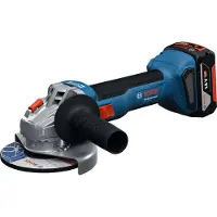 Bosch Akkukäyttöinen kulmahiomakone GWS 18V-8 Professional; 125 mm; 18 V; 2x5,0 Ah akku + L-Boxx 136
