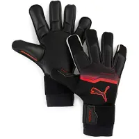 Puma Maalivahdin Hanskat Ultra Ultimate Hybrid Eclipse - Musta/hehkuva Punainen, koko 9½