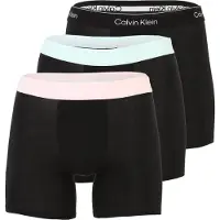 Calvin Klein Underwear Bokserishortsit pastellinsininen / pastellinpinkki / musta / valkoinen