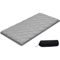 Vevor japanilainen tatamimatto, kaksoiskokoinen kokoontaitettava japanilainen tatamipatja, futon-patja säilytyspussilla ja kiinnittimellä, 9-kerroksinen lattiamatto nukkumiseen, asuntolaan, meditaatio