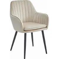 Leobert Lugo tuoli, beige/musta