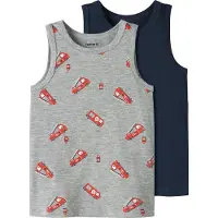 Name it Grey Firetruck Hihaton T-paita 2 Yksiköt