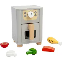 Bigjigs Wooden Airfryer Playset 5-piece.