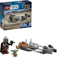 LEGO Star Wars 75436 Mandalorialaisen ja Grogun kiituripyörä
