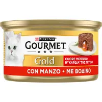 Gourmet 48x85g Gold Melting Heart lohi kissan märkäruoka