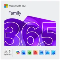 Microsoft 365 Family - Jaa tilaus perheen 6 jäsenen kesken