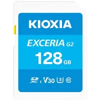 Kioxia LNEX2L128GG4, 128 GB, SDXC, Luokka 10, UHS-I, 100 MB/s, 50 MB/s