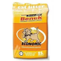 Super Benek Economic Active bentoniitti -paakkuuntuva kissanhiekka, hajusteeton, pölytön, 25 l