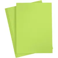 Creativ Company Värillinen paperi Vaaleanvihreä A4 180g 20 arkkia