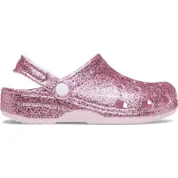 Crocs Classic Chunky Glitter Clog K - Pink - 32/33